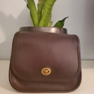 Vintage Coach Brown Legacy Small Flap